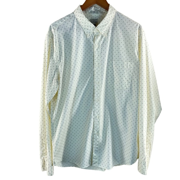 J. Crew "Secret Wash Shirting" Yellow Button Down Long Sleeve Shirt in Size XXL - Picture 2 of 14